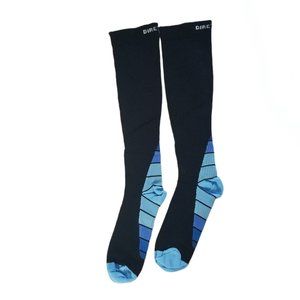 Two pairs Unisex Compression Performance Socks by Dire One Size S/M